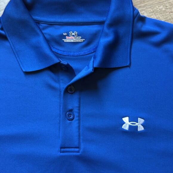 ((3 PIECE)) MENS NIKE AND UNDER ARMOUR GOLF POLOS SIZE LARGE EXCELLENT CONDITION - Picture 8 of 8